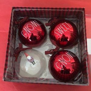 GNOME SWEET GNOME ornament set